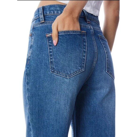 Alice + Olivia New Size 24 High Rise You Look Stunning Best Intentions Jeans New - Picture 5 of 14